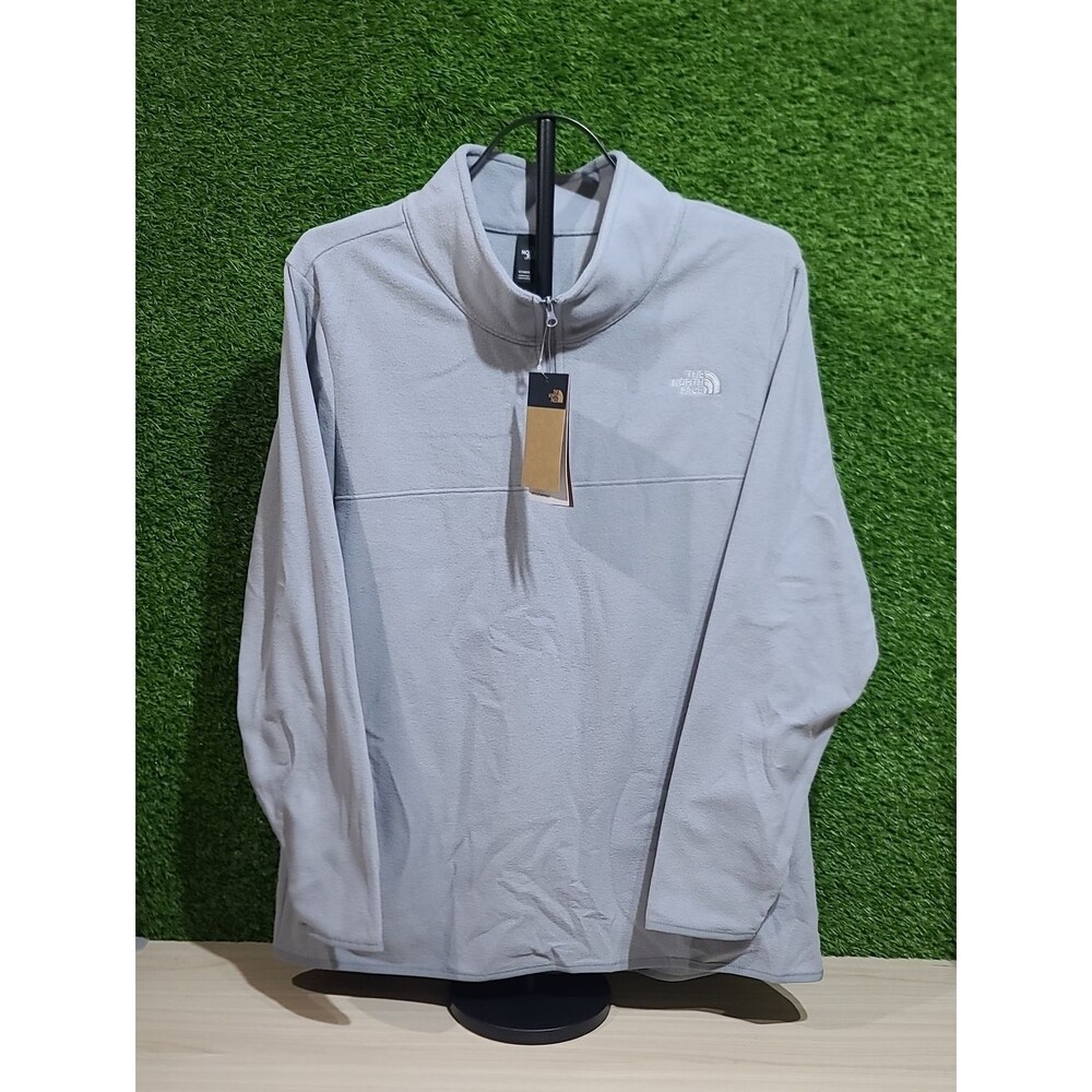 The North Face Women's Plus TKA Glacier 1/4 Zip Pullover / Mid Grey 1X NEW